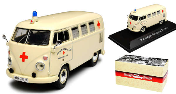VW T1 Beige DRK Krankenwagen 1950-1967 von Atlas