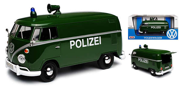VW T1 Polizei Gruen 1950-1967 von Motormax