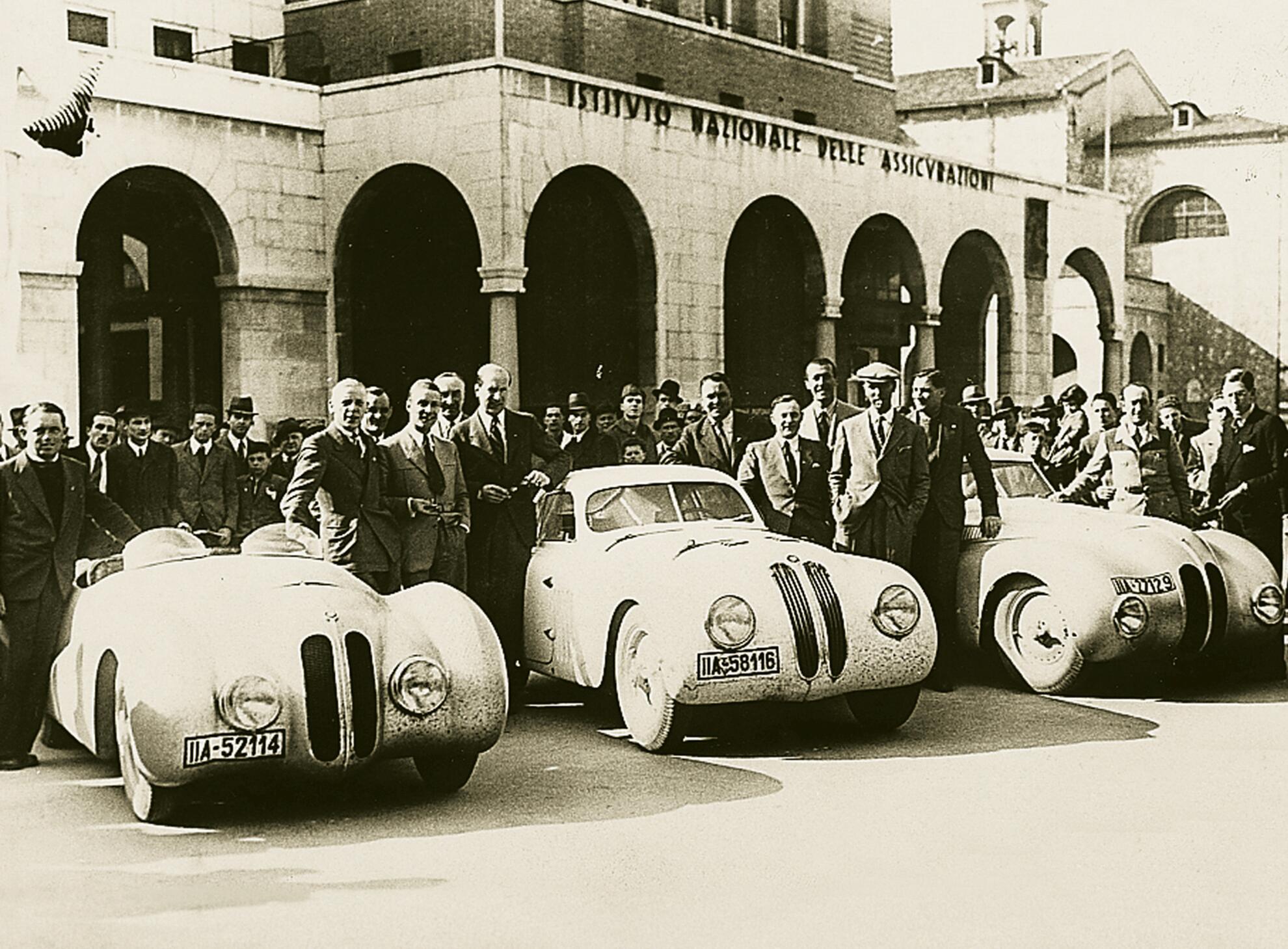 BMW 328 mm Gesamtsieger bei der Mille Miglia 1940