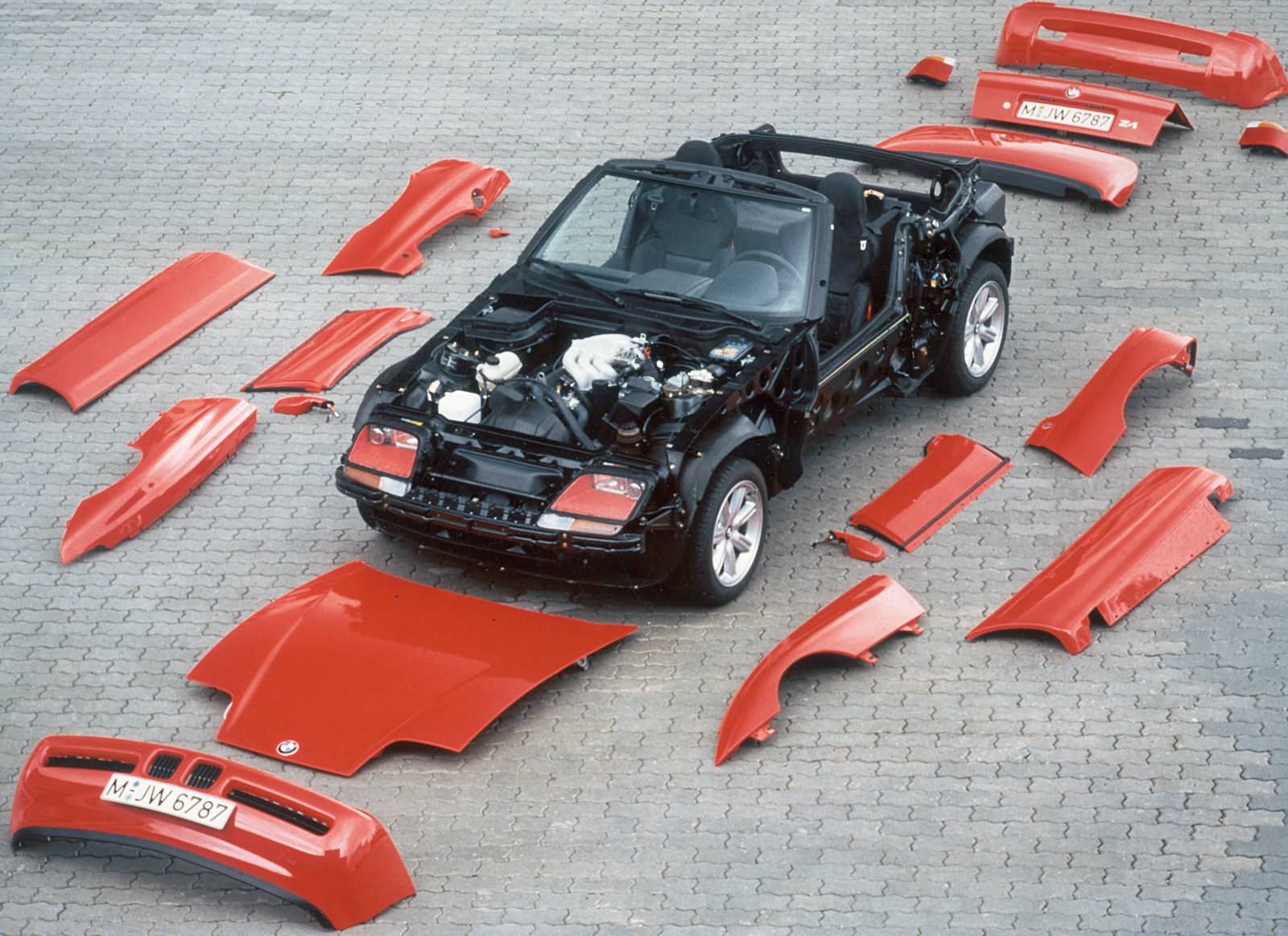 1990: BMW Z1 mit Kunstoffhaut
