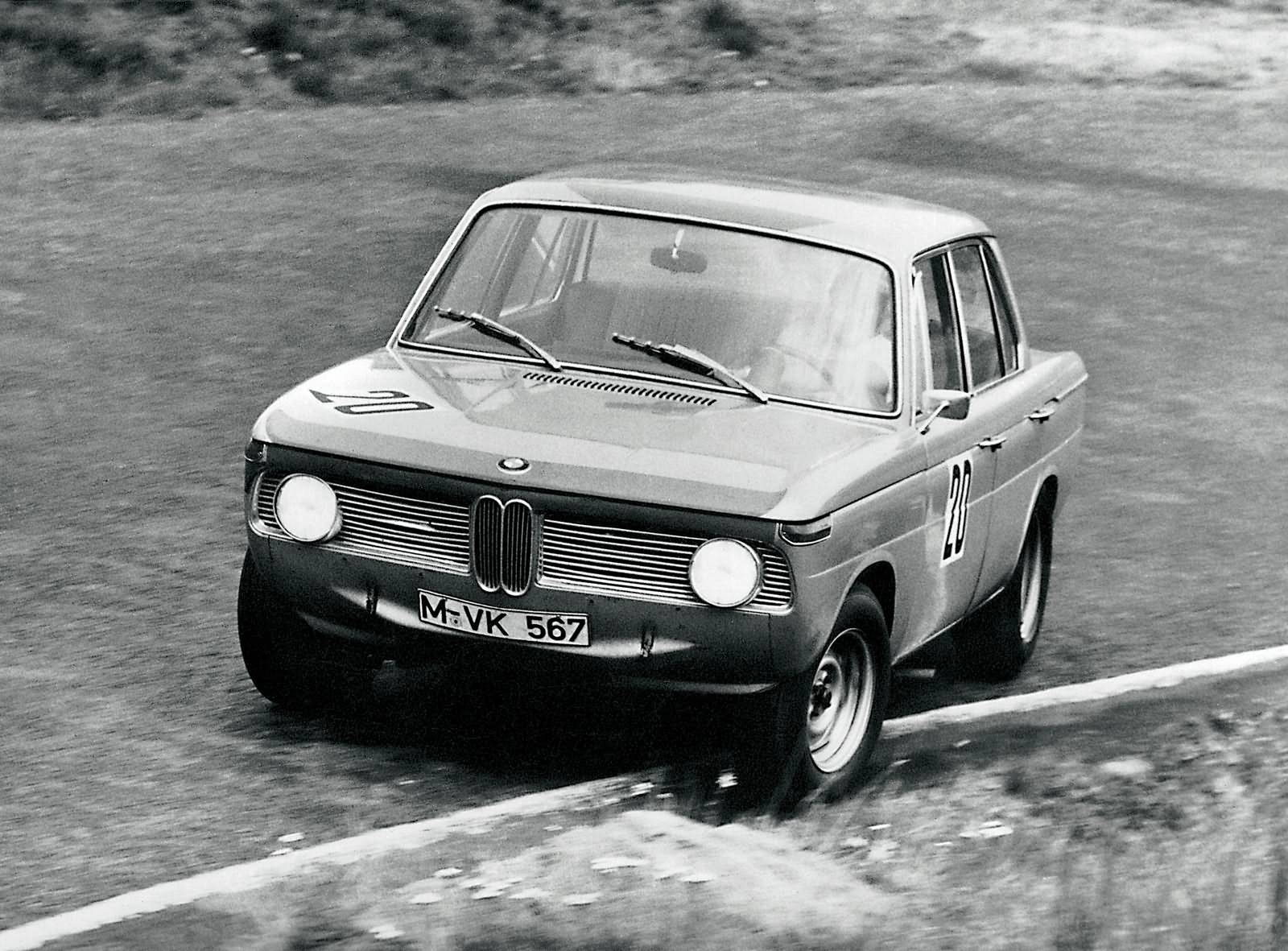 Hubert Hahne im BMW 1800 Ti 1964
