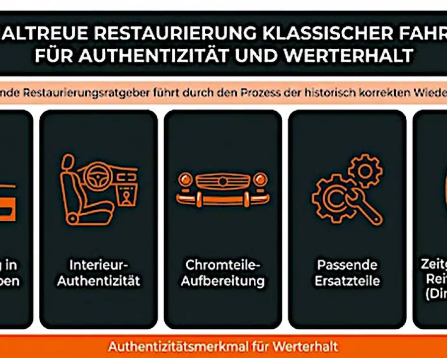 Originaltreue Restaurierung klassischer Fahrzeuge für Authentizität und Werterhalt
